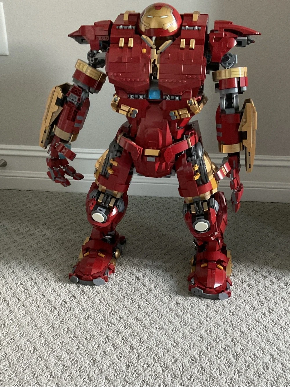 LEGO Iron Man Hulkbuster Buildable Figure - Red and Gold